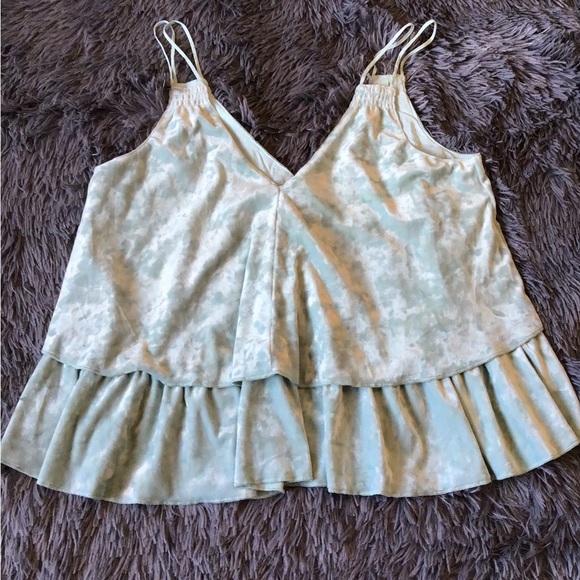 XS Romper & Velvet Peplum Tank Lot - Picture 3 of 16